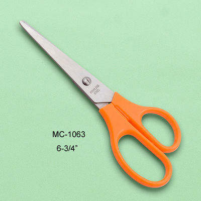 【专业生产学生剪刀/文具剪刀/安全剪刀/趣味剪刀/水晶手柄Scissors】价格,厂家,图片,剪子,阳东县民城塑金制品厂-
